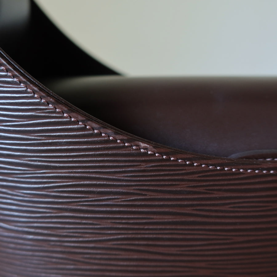 Louis Vuitton Vintage Chestnut Brown Epi Leather Verseau Shoulder Bag