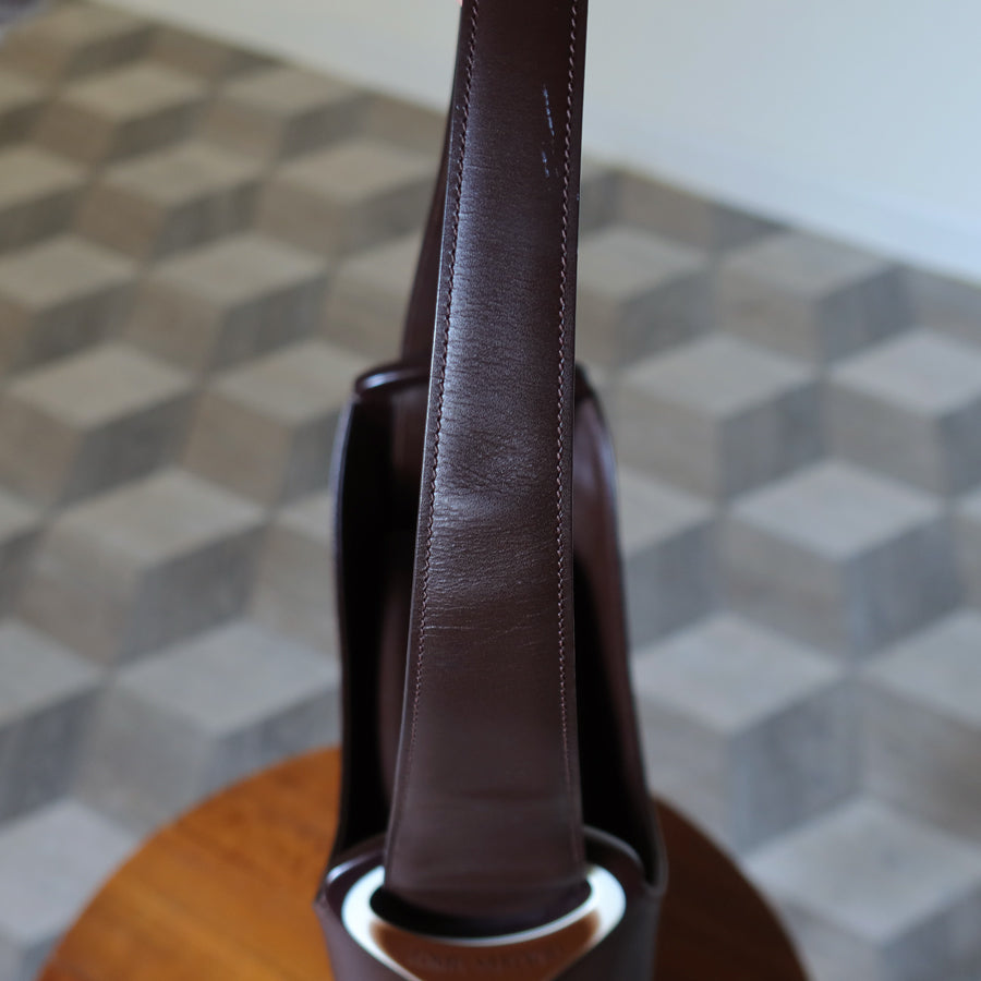 Louis Vuitton Vintage Chestnut Brown Epi Leather Verseau Shoulder Bag