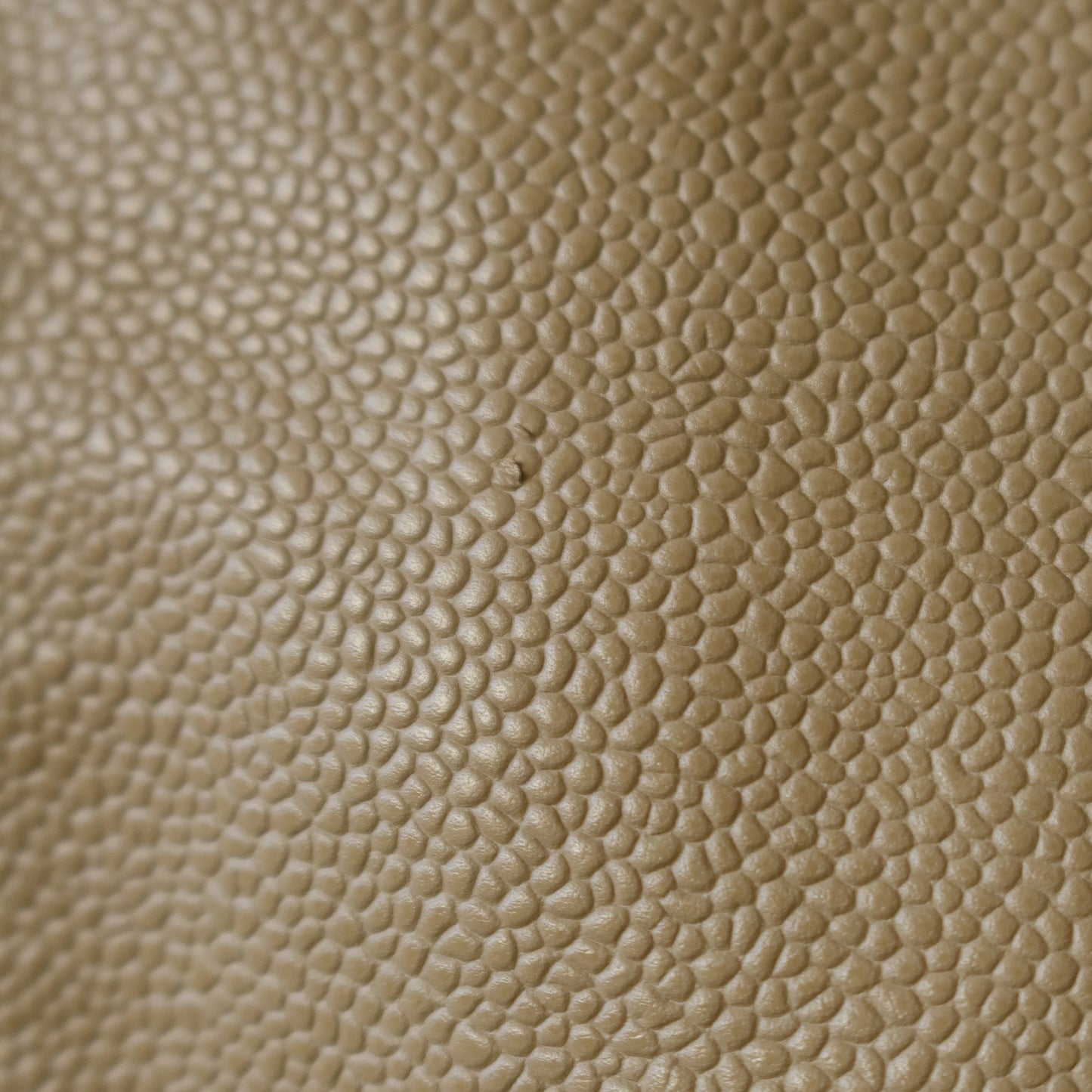 Chanel Vintage Beige Caviar Leather CC Tortoise Top Handle Bag