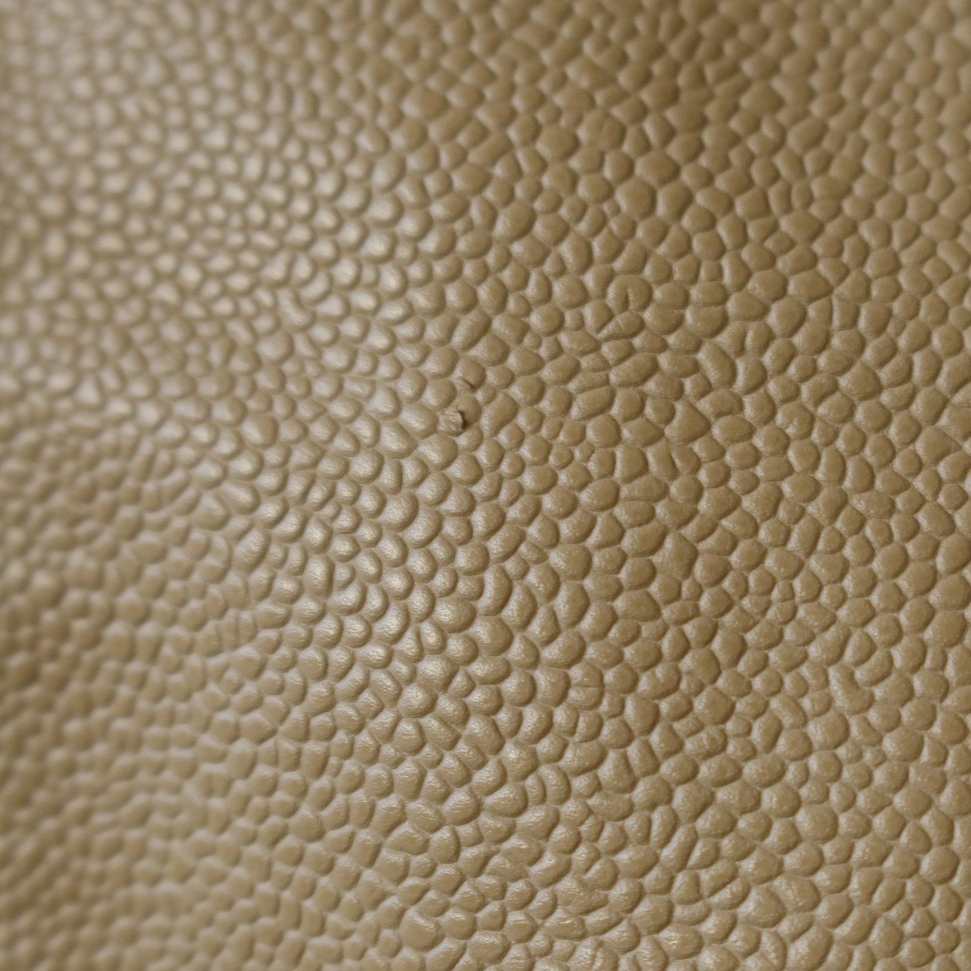 Chanel Vintage Beige Caviar Leather CC Tortoise Top Handle Bag