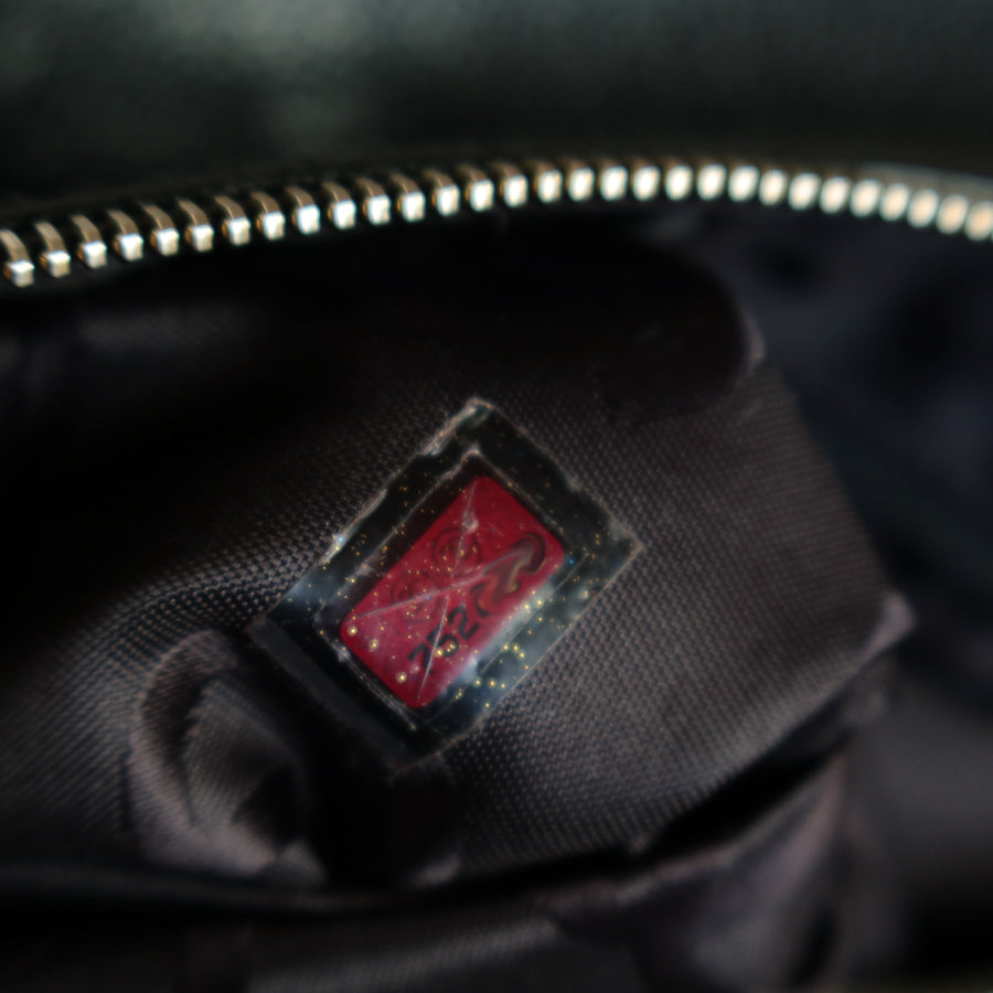 Chanel Vintage Black Caviar Leather Hobo Coco Charm Shoulder Bag M