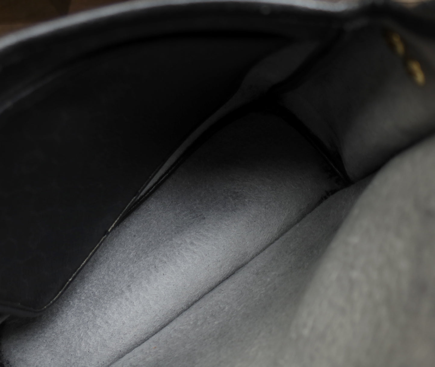 Christian Dior Vintage Black Leather Honeycomb Crossbody Bag