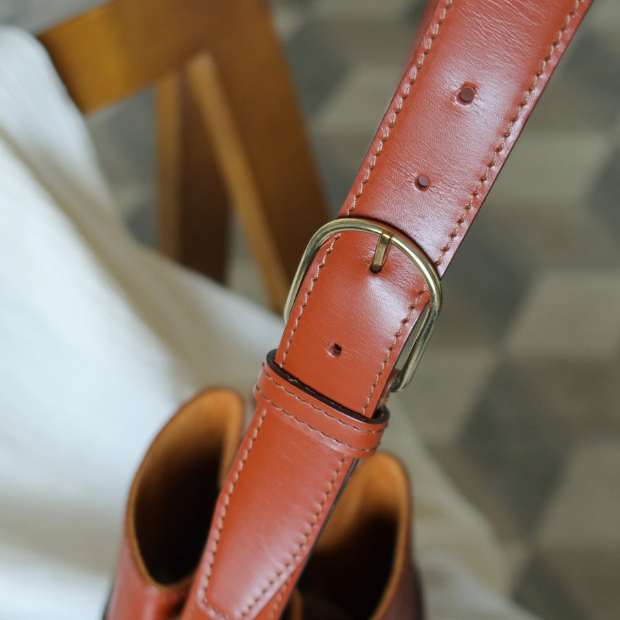 Louis Vuitton Vintage Cogac Brown Epi Leather Bucket Shoulder Bag