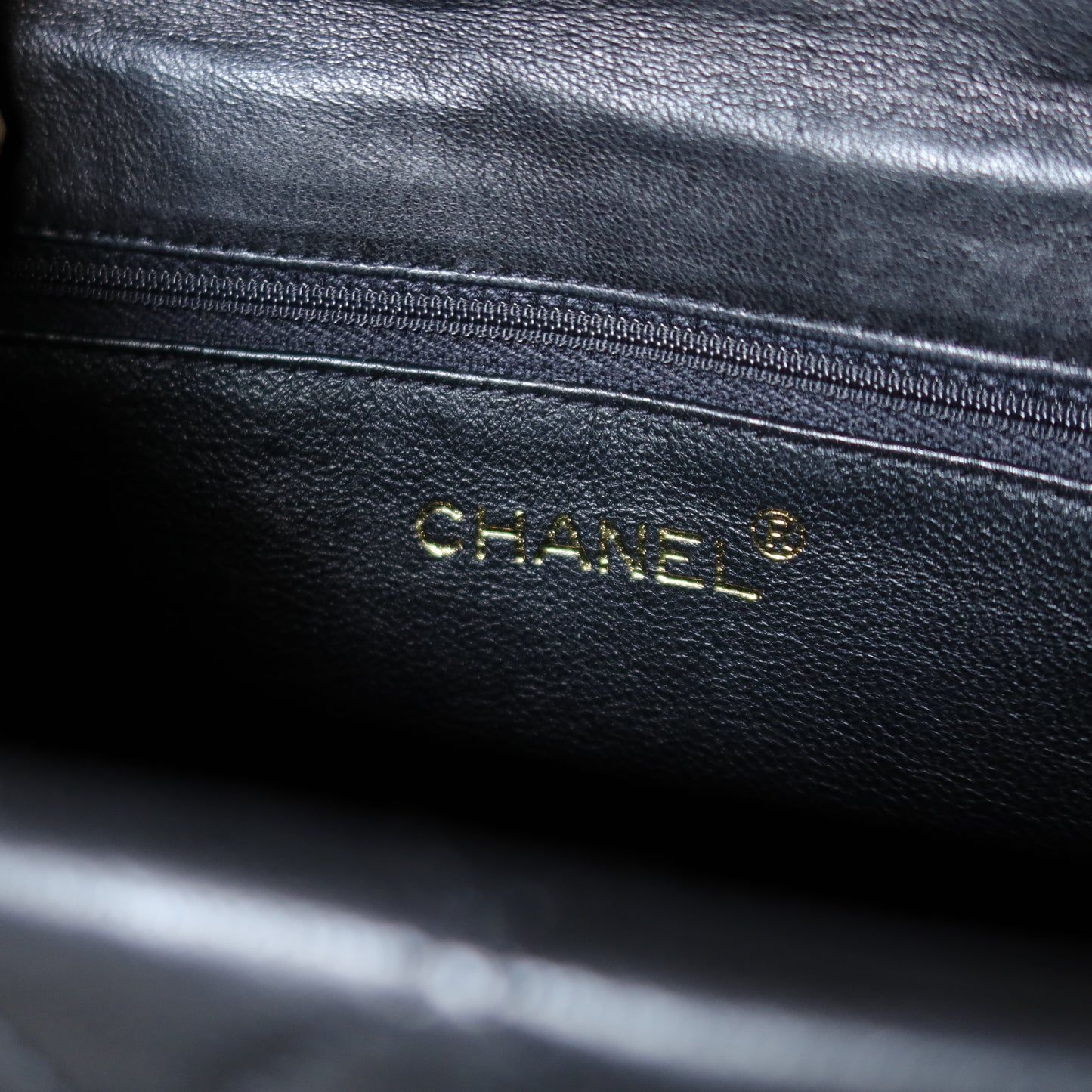 Chanel Vintage Black Lambskin Tassel Asymmetrical Double Flap Bag S