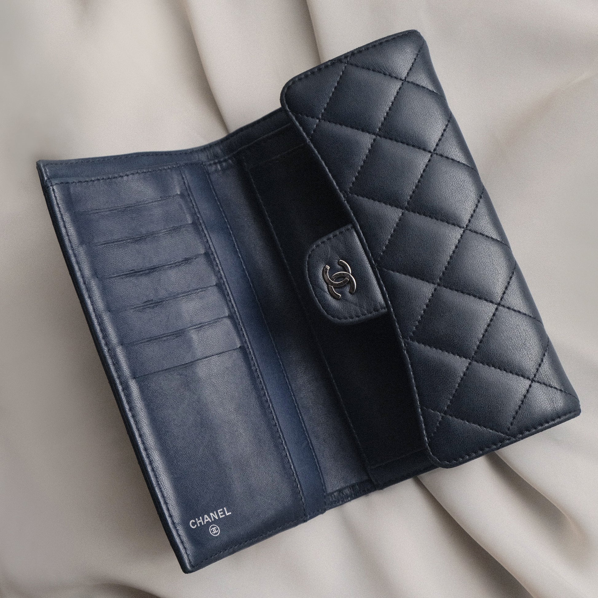 Chanel Vintage Matelasse Lambskin Flap Wallet WOC - The Tanpopo