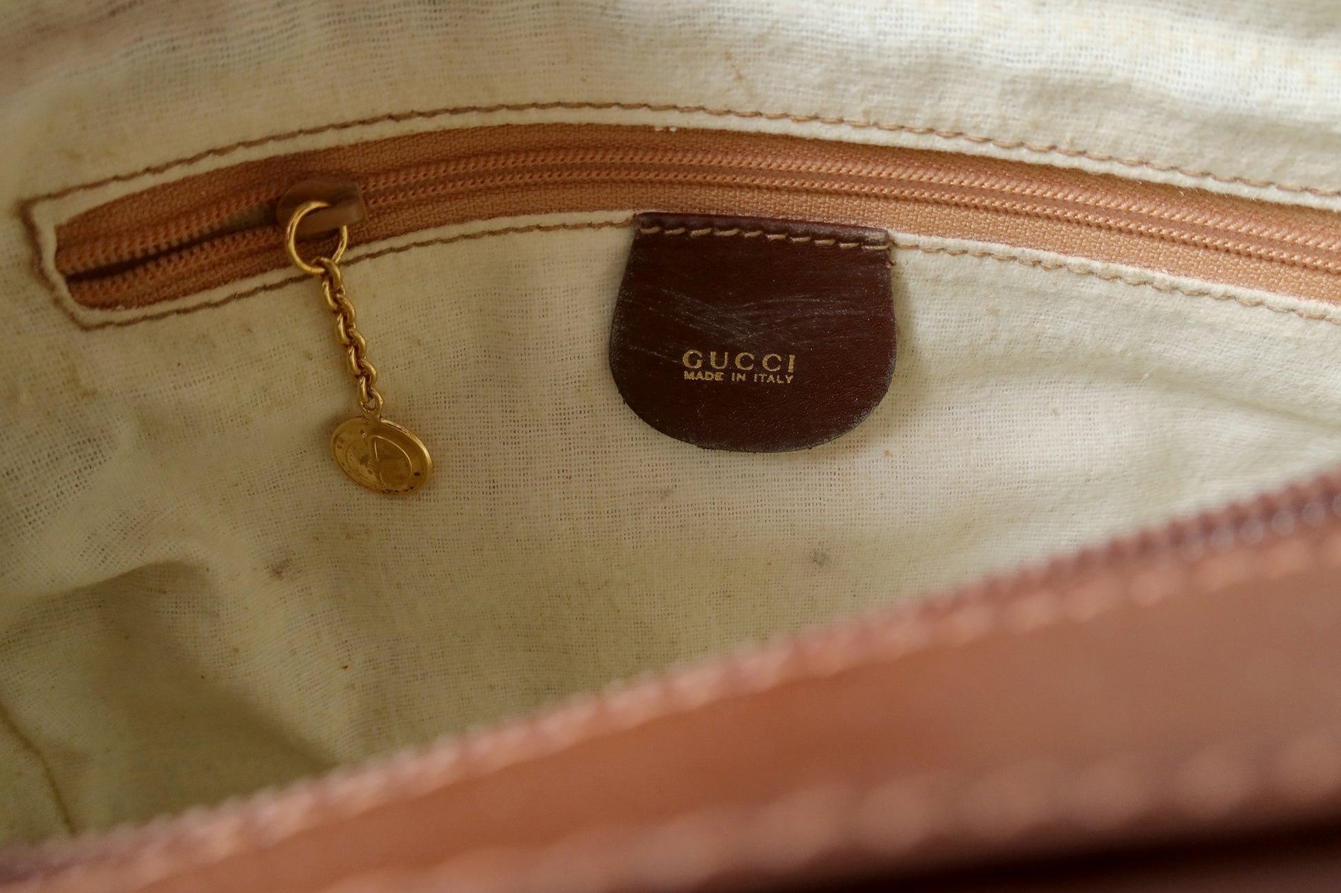 Gucci Vintage Brown Boston Bag with Bamboo Handles - The Tanpopo Room