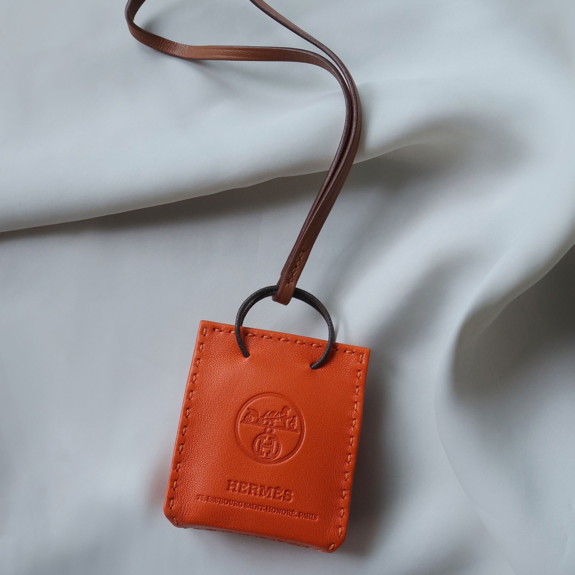 Hermès Feu Milo Swift Bag Charm