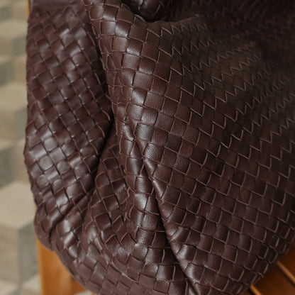 Bottega Veneta Vintage Brown Large Intrecciato Hobo Shoulder Bag