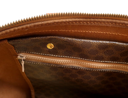 Celine Vintage Macadam Travel Boston Bag