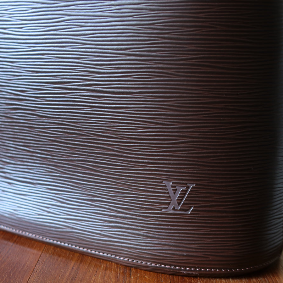 Louis Vuitton Vintage Chestnut Brown Epi Leather Verseau Shoulder Bag