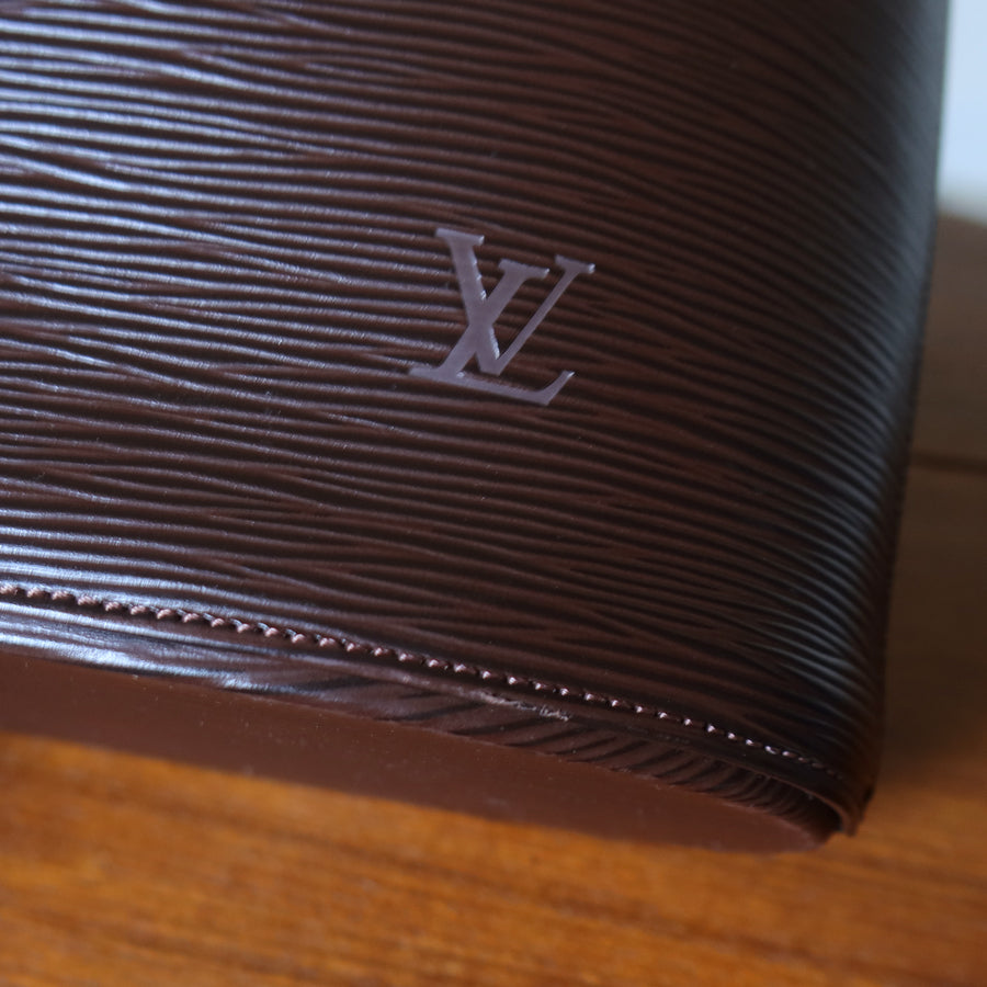 Louis Vuitton Vintage Chestnut Brown Epi Leather Verseau Shoulder Bag