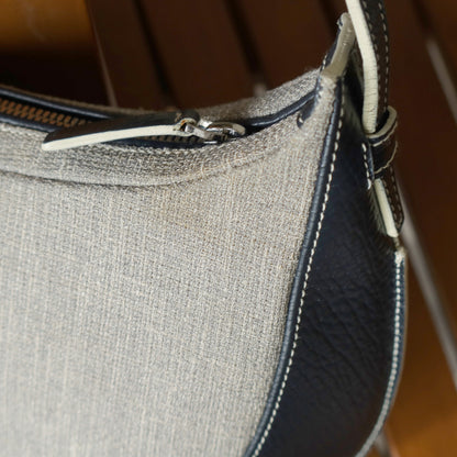 Loewe Vintage Mixed Leather Half-moon 2 way Shoulder Bag