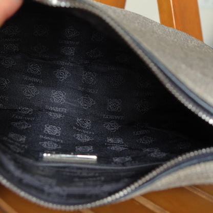 Loewe Vintage Mixed Leather Half-moon 2 way Shoulder Bag