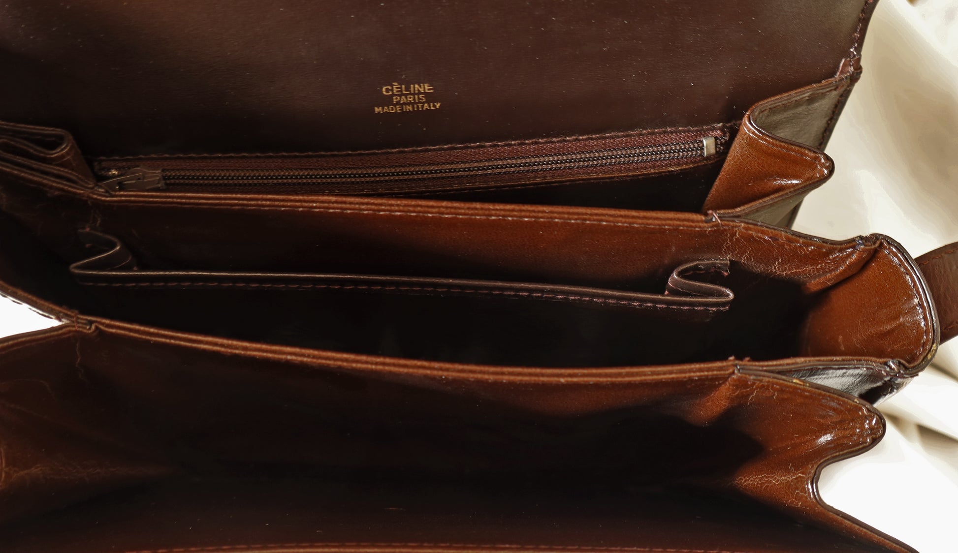 Celine Vintage Horse Carriage Shoulder Box Bag