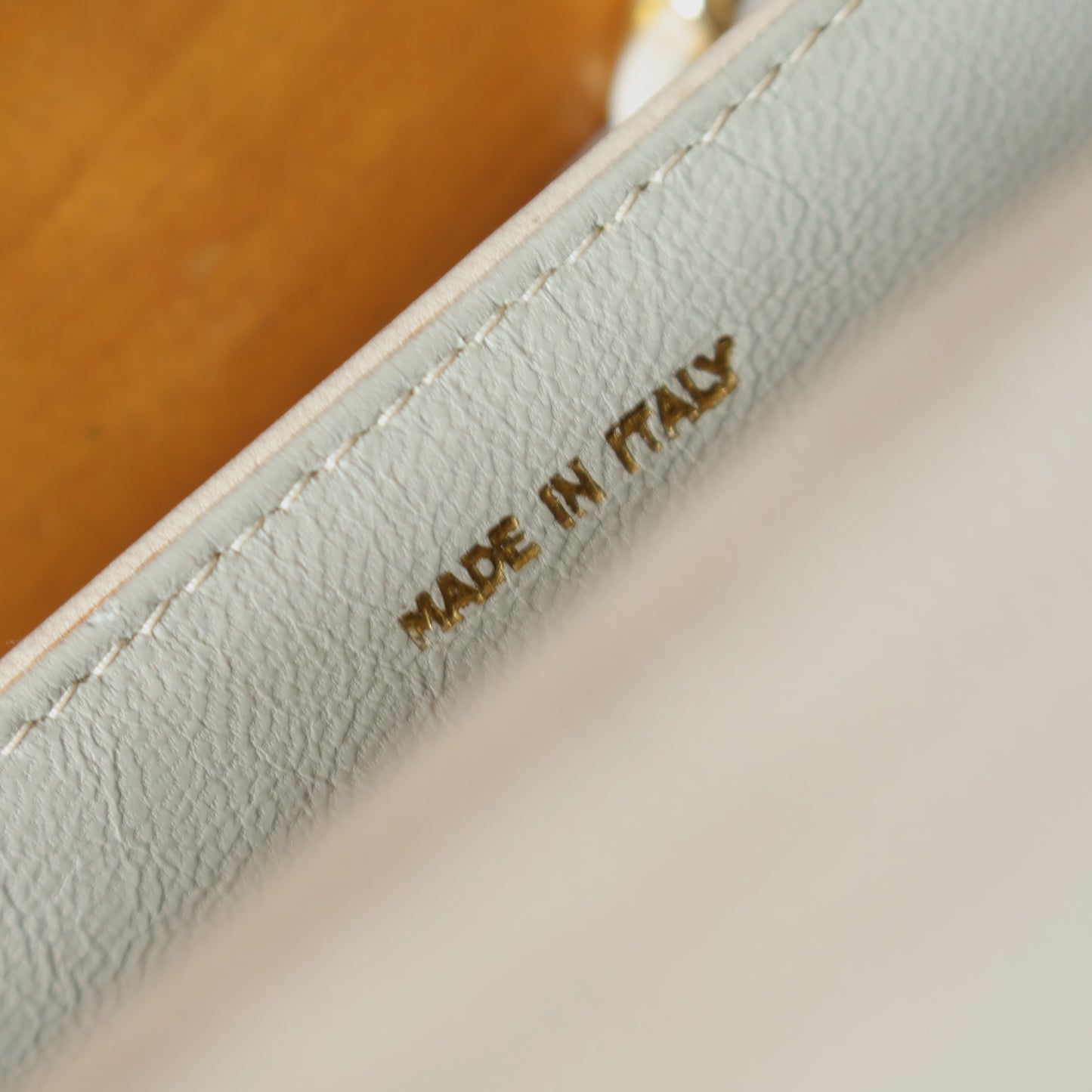 Chanel Vintage Double C logo Beige Lambskin Flap Bag