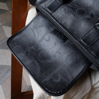 Christian Dior Vintage Black Monogram Speedy Bag
