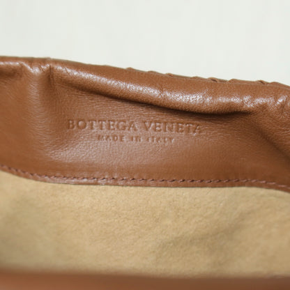 Bottega Veneta Vintage Caramel Brown Intrecciato Ring Hobo Shoulder Flap Bag
