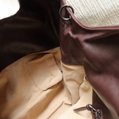 Bottega Veneta Vintage Dark Brown Intrecciato Campana Hobo Shoulder Bag M2
