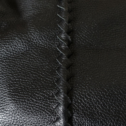 Bottega Veneta Vintage Black Intrecciato Weave Strips XL Hobo Shoulder Bag