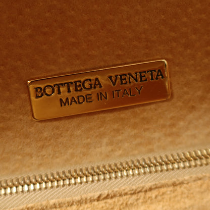 Rare Bottega Veneta Vintage Vanity Case Style Intrecciato Kiss Lock Trapeze 2way Bag
