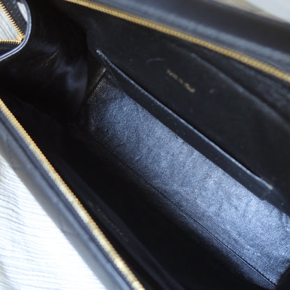 Rare Chanel Vintage Classic Black Calfskin Diamond Stitched CC Charm Shoulder Bag