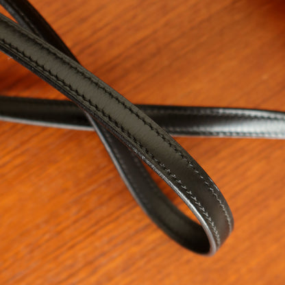 Vintage Hermès 1982 Black Médor Clutch Shoulder 2way Flap Bag