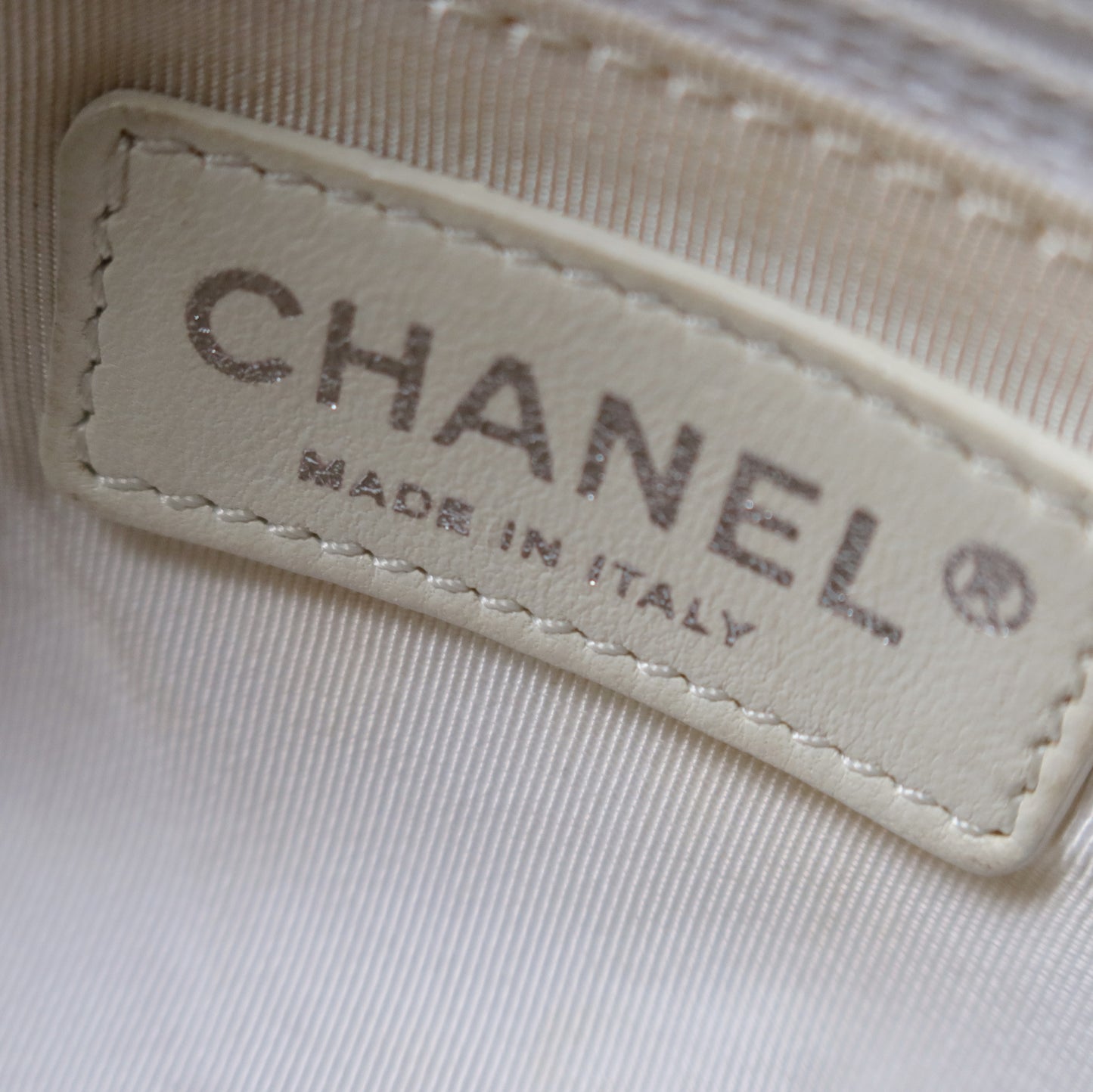 Chanel Vintage Diamond Quilted Matelasse Petite Shopping Tote Bag