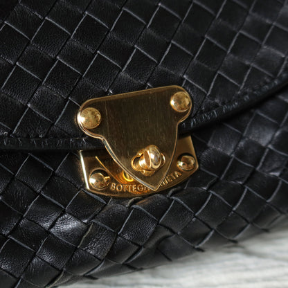 Bottega Veneta Vintage Intrecciato Weave Turn lock 2way Crossbody Shoulder Bag