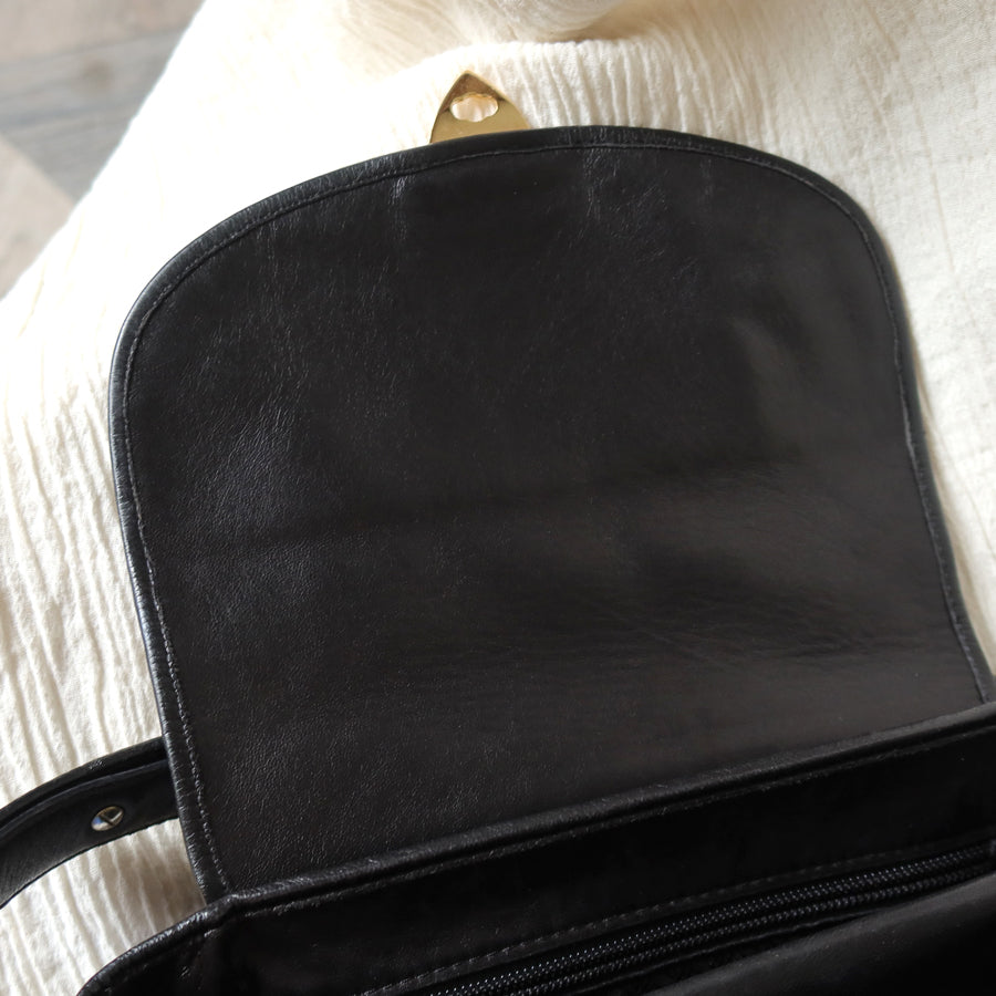 Bottega Veneta Vintage Intrecciato Weave Turn lock 2way Crossbody Shoulder Bag