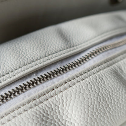 Chanel Vintage Diamond Quilted Matelasse Petite Shopping Tote Bag