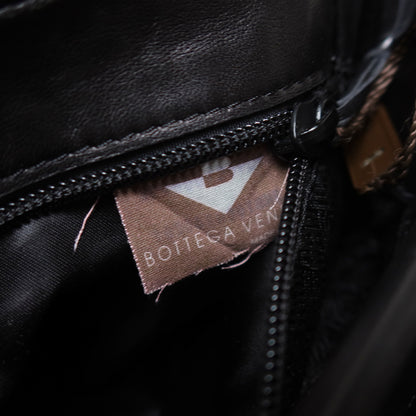 Bottega Veneta Vintage Intrecciato Weave Turn lock 2way Crossbody Shoulder Bag