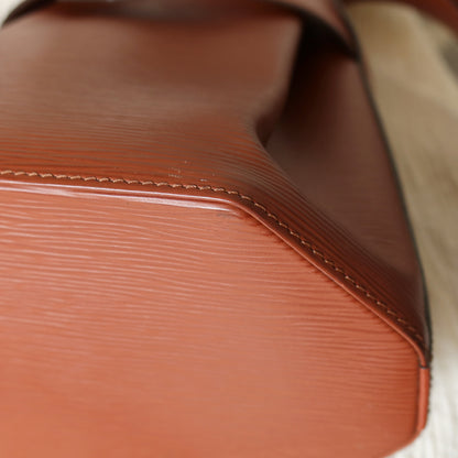 Louis Vuitton Vintage Cogac Brown Epi Leather Belt Strap Shoulder Bag