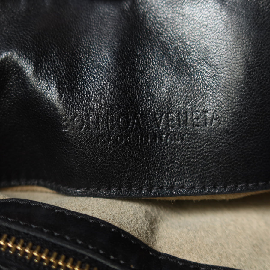 Bottega Veneta Vintage Braided Knot Intrecciato East West Shoulder Bag