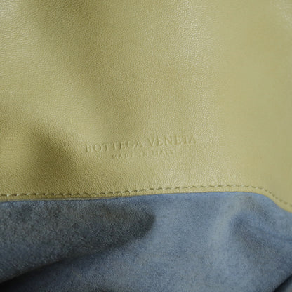 Bottega Veneta Vintage Light Butter Yellow Intrecciato Leather Ring Hobo Shoulder Bag