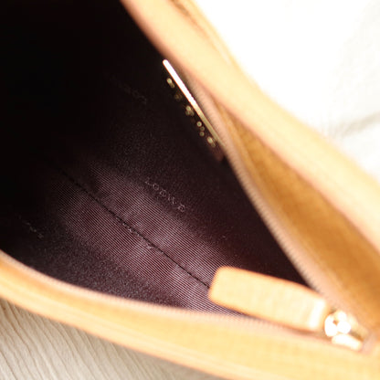 Vintage Loewe Beige Grained Leather Half-moon Purse Bag