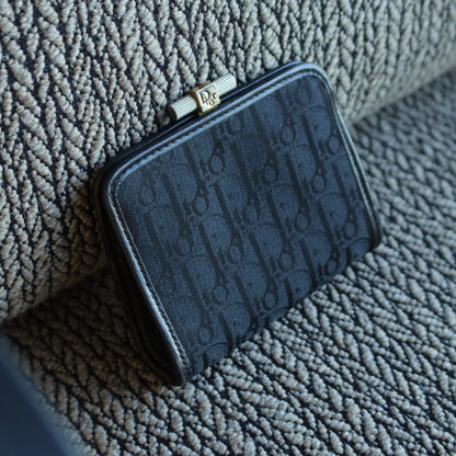 Christian Dior Vintage Trotter Oblique Monogram Daily Small Pouch Case