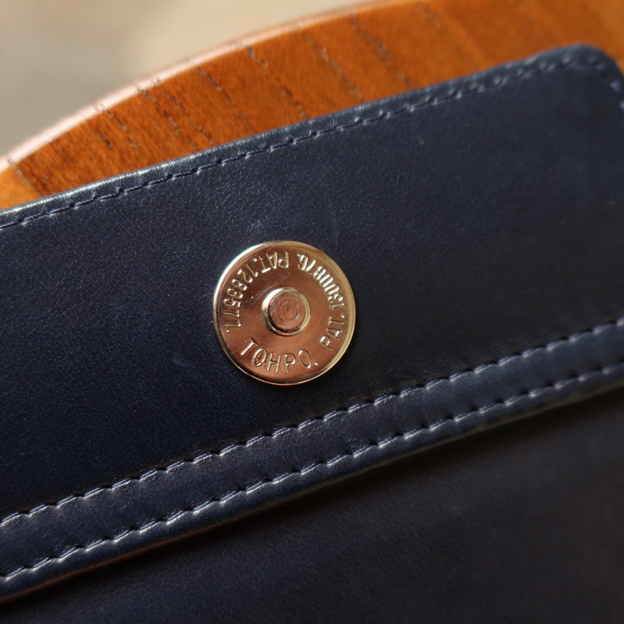 Bottega Veneta Vintage Navy Intrecciato Leather Chain Strap Shoulder Flap Bag