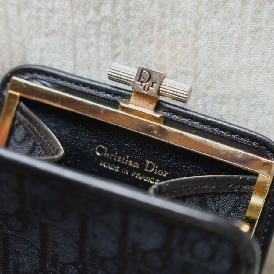 Christian Dior Vintage Trotter Oblique Monogram Daily Small Pouch Case