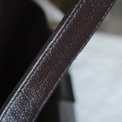 Chanel Vintage Dark Brown Caviar Leather Diamond Stitched Flap Shoulder Bag