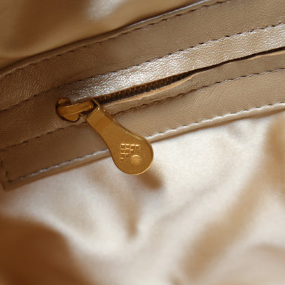 Rare Bottega Veneta Vintage Shimmer Ivory Pearl Intrecciato Braided Strap Shoulder Bag