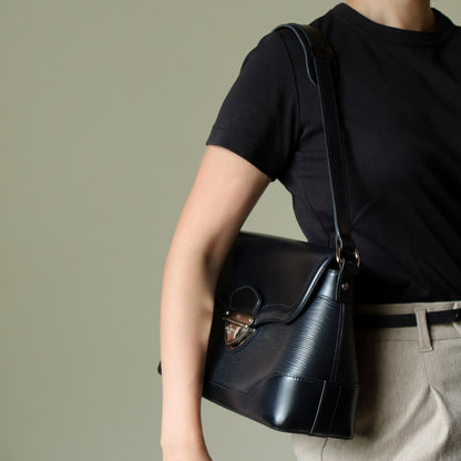 Louis Vuitton Vinage Black Epi Leather Beverly Trunk Shoulder Bag