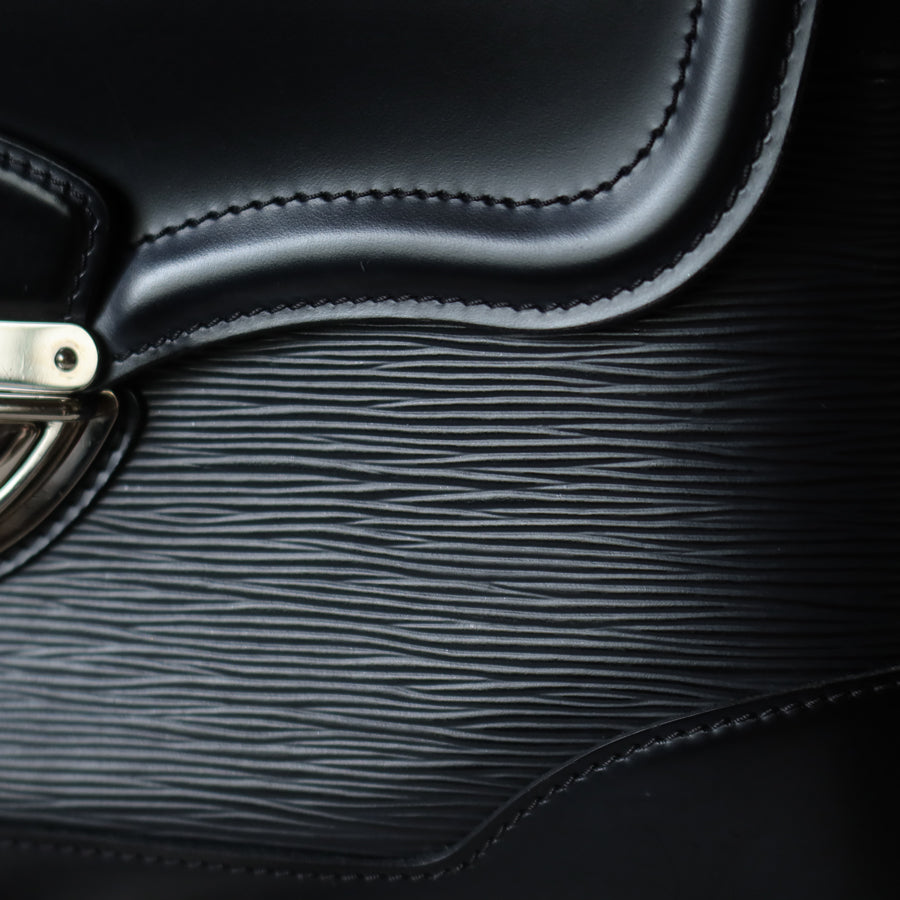 Louis Vuitton Vinage Black Epi Leather Beverly Trunk Shoulder Bag