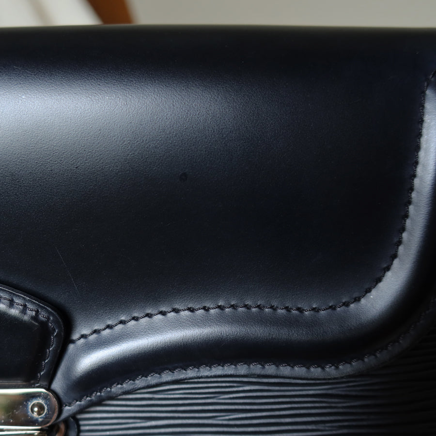 Louis Vuitton Vinage Black Epi Leather Beverly Trunk Shoulder Bag