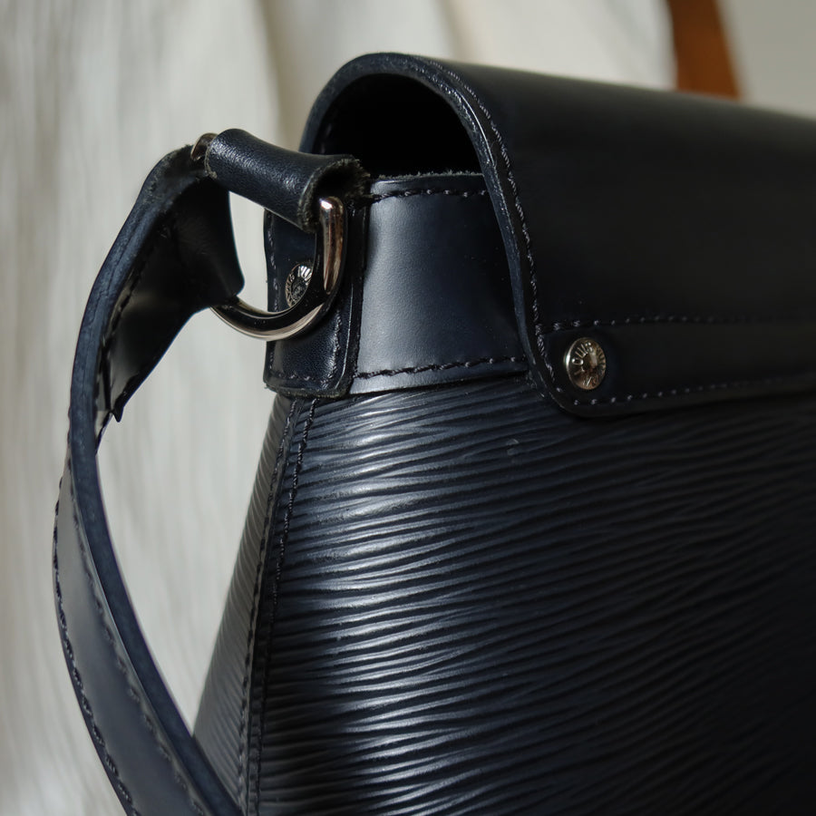 Louis Vuitton Vinage Black Epi Leather Beverly Trunk Shoulder Bag
