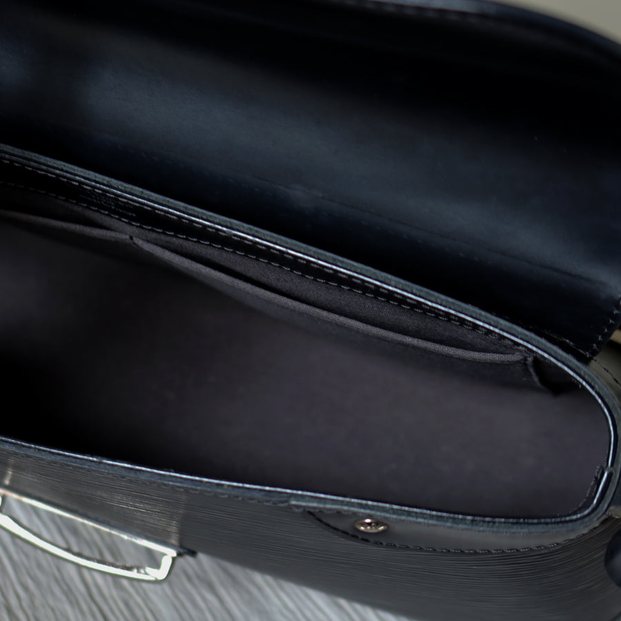 Louis Vuitton Vinage Black Epi Leather Beverly Trunk Shoulder Bag