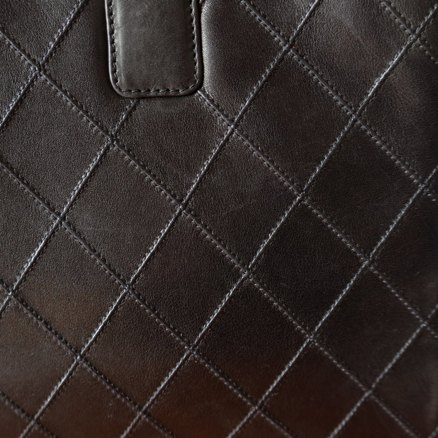 Chanel Vintage Matelasse Double Chain Travel and Work Shoulder Bag
