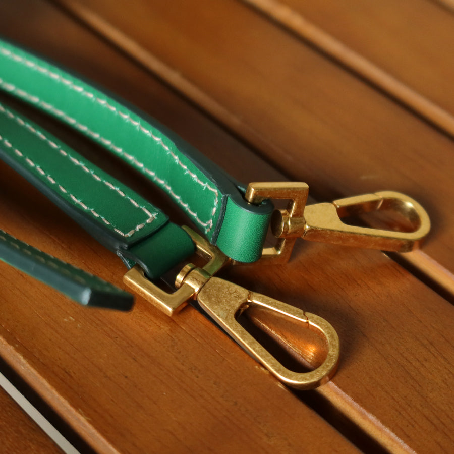 Bottega Veneta Vintage Green Calfskin Maxi Intrecciato Mini Arco 2way Tote Bag