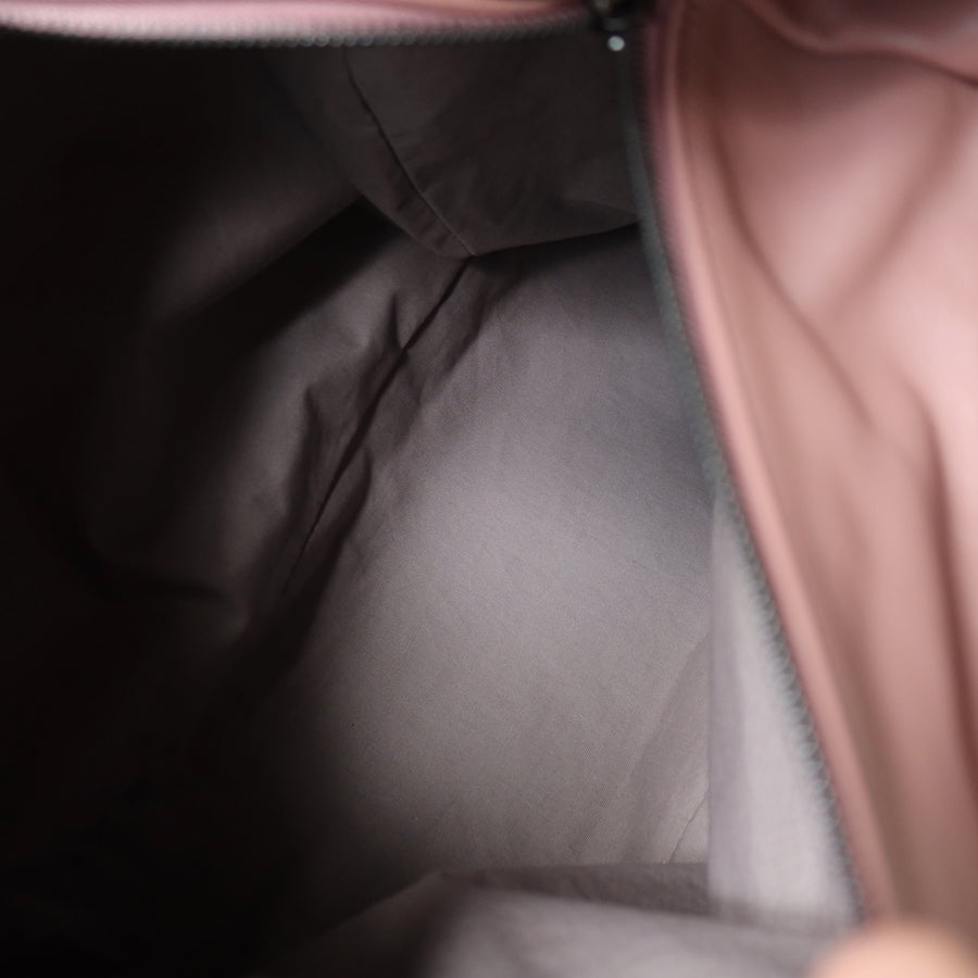 Bottega Veneta Dusty Pink Leather Intrecciato Weave Knot Large Hobo Shoulder Bag