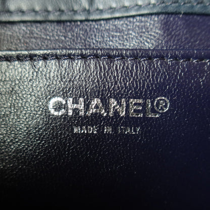 Chanel Vintage Denim Chocolate Bar Quilted Coco mark Shoulder Flap Bag