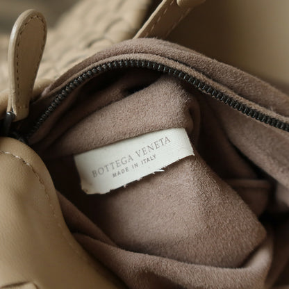 Bottega Veneta Vintage Taupe Intrecciato Leather Cesta Shoulder Tote Bag